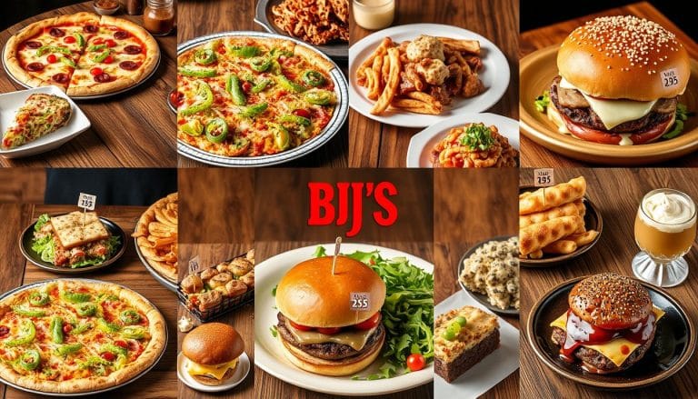 bj's menu menu with prices