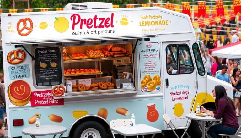 auntie anne's food truck menu