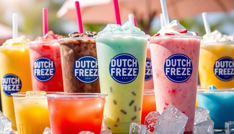dutch bros freeze menu