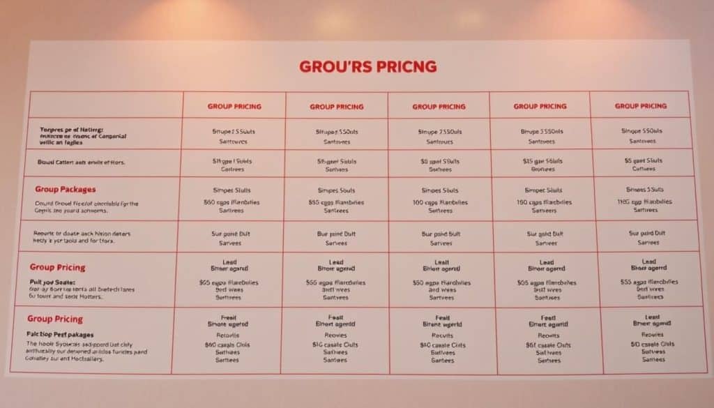 Hooters Catering Services Group Pricing