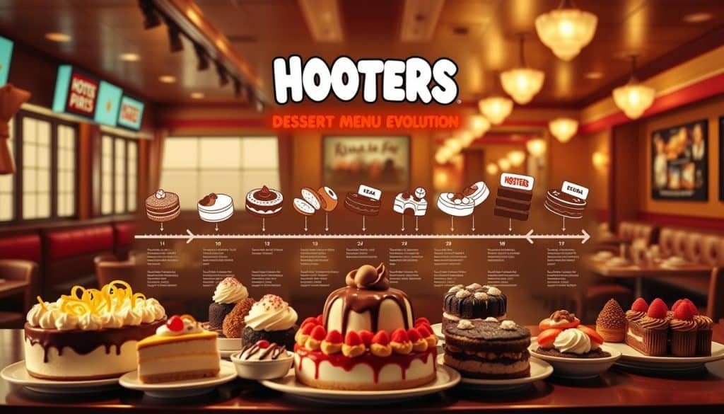 Hooters Dessert Menu Evolution