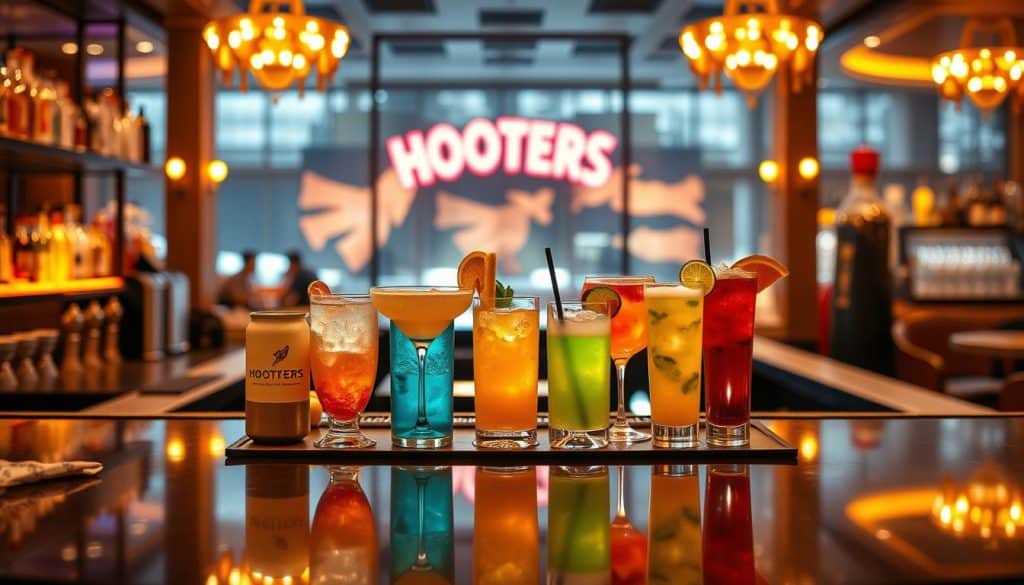 Hooters Drink Menu Variety