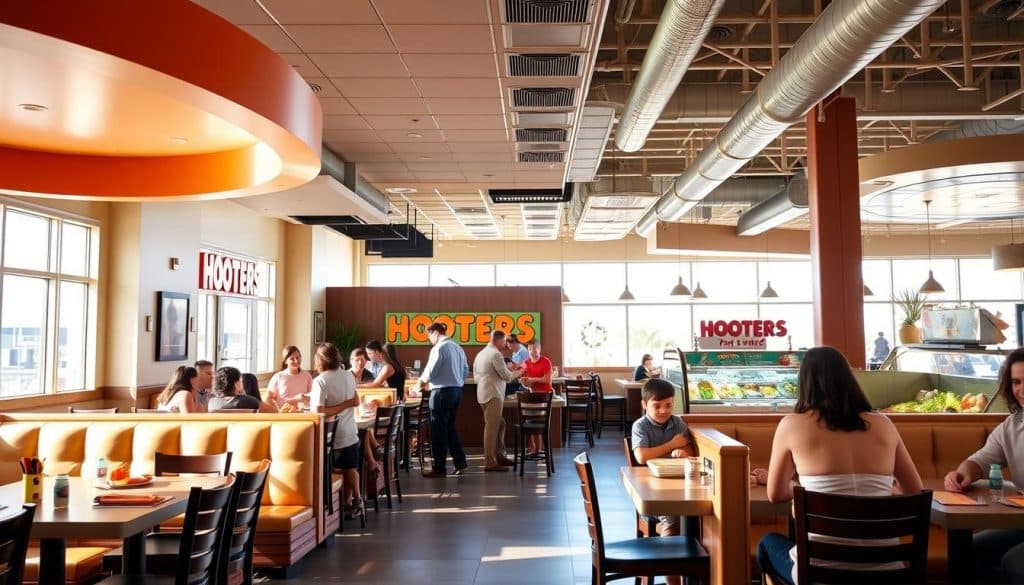 Hooters Family-Friendly Dining Environment