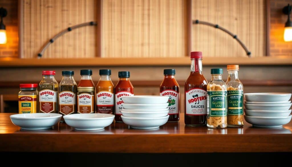 Hooters Gluten Free Sauce Selection