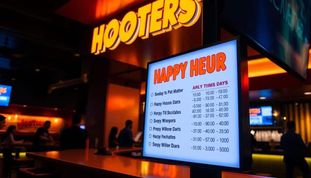 Hooters Happy Hour Schedule
