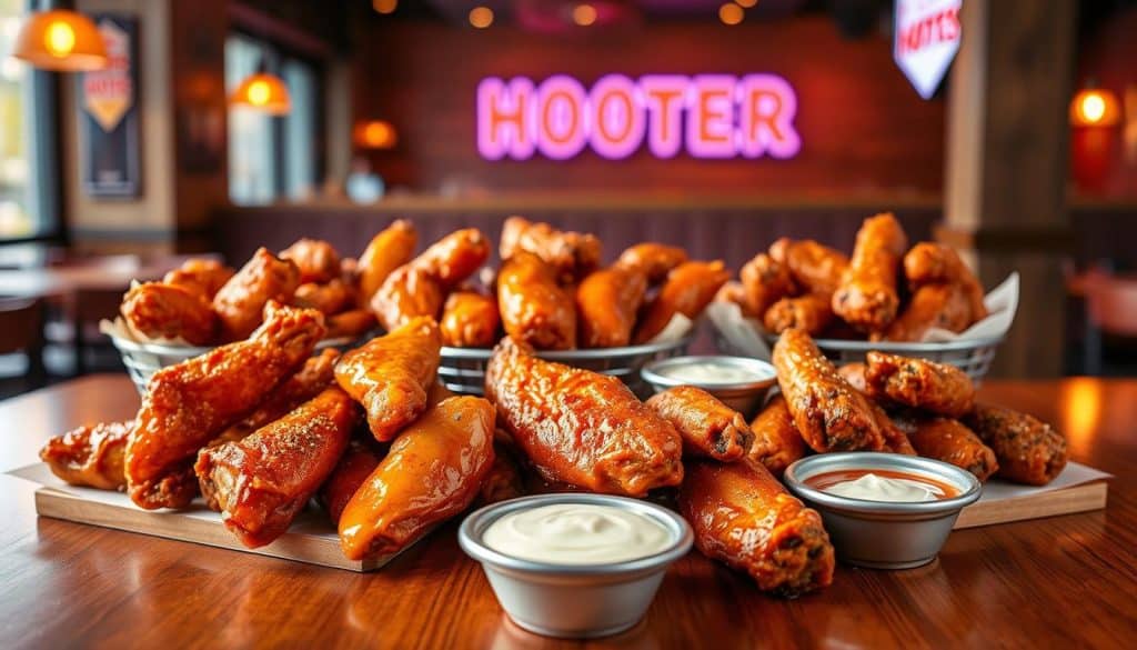 Hooters Happy Hour Wings Variety