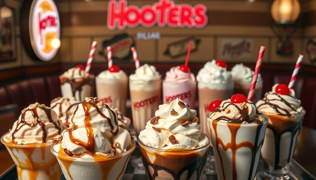 Hooters Ice Cream Dessert Options