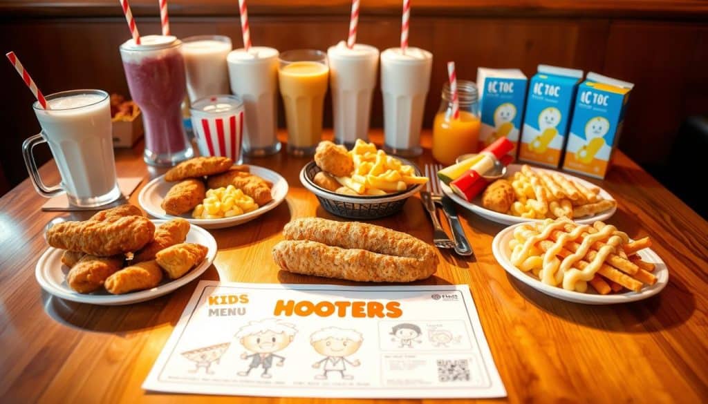Hooters Kids Menu Selections