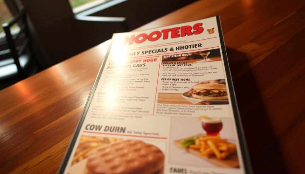 Hooters Menu Specials Happy Hour