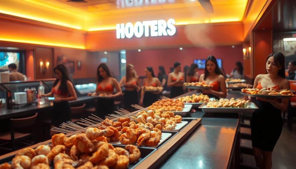 Hooters Secret Seafood Menu Selections