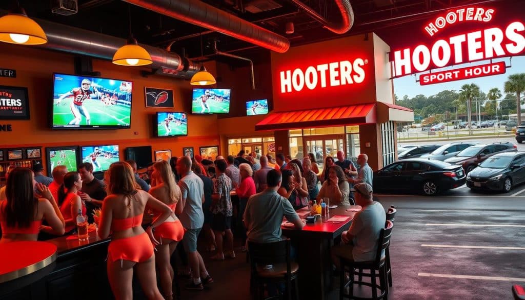 Hooters Sports Viewing Happy Hour