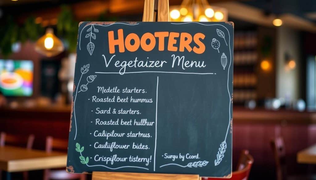 Hooters Vegetarian Appetizer Menu