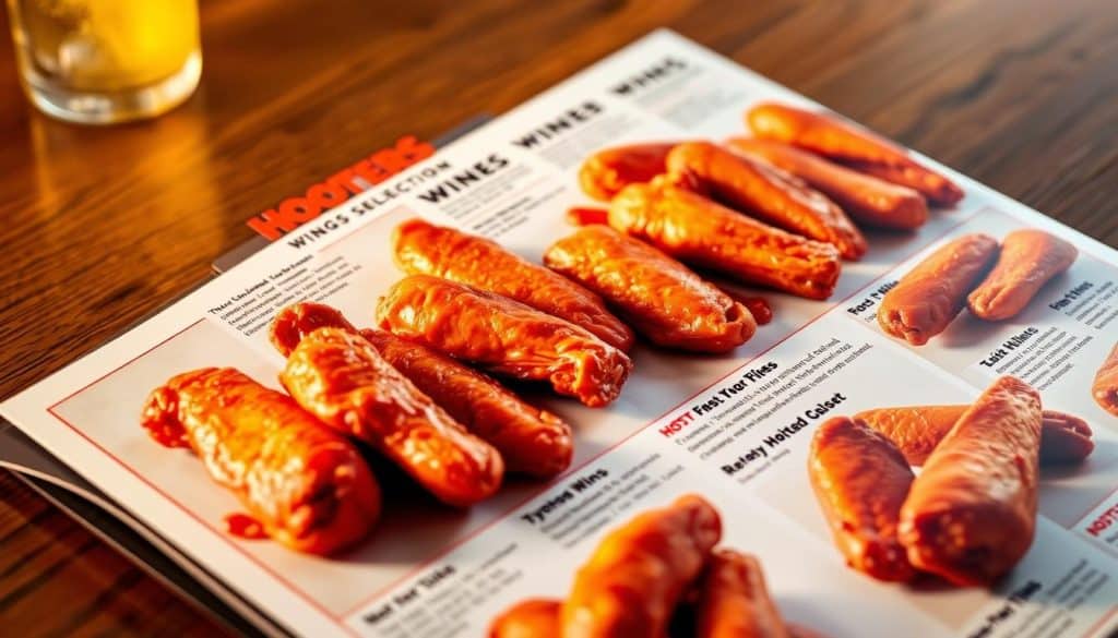 Hooters Wings Takeout Menu