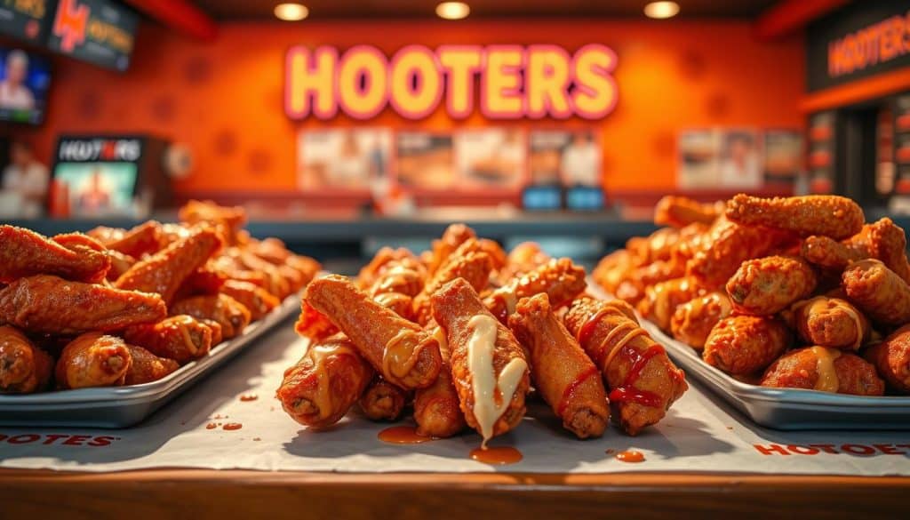 Hooters Wings Varieties