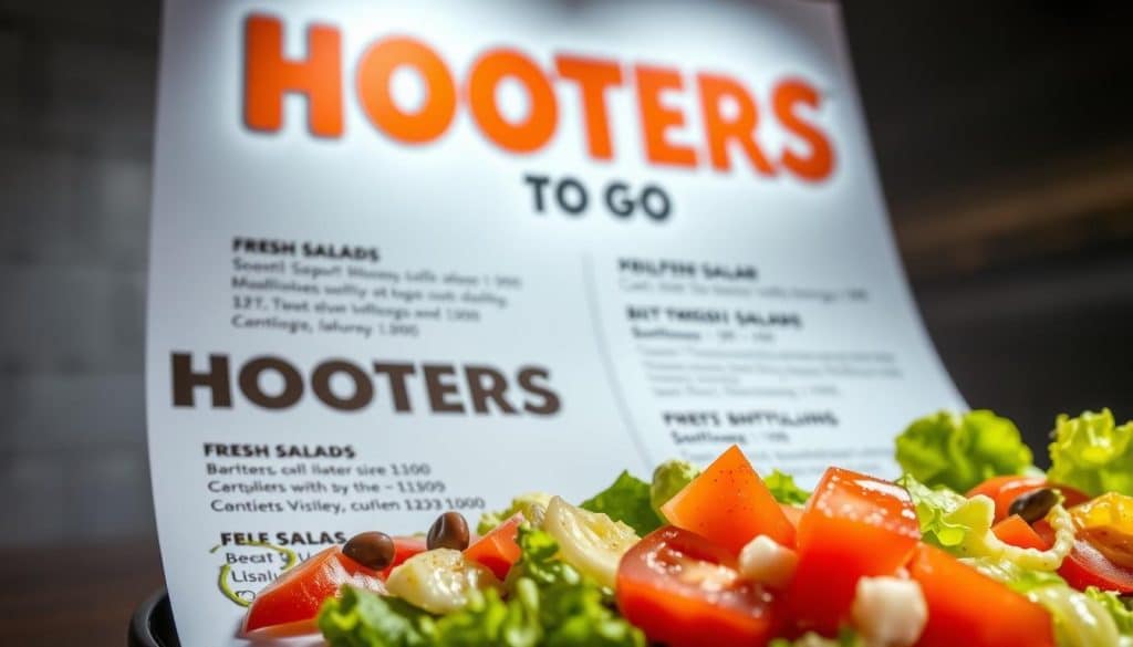 Hooters to Go Menu Salad Options