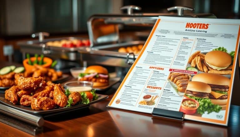 hooters catering menu