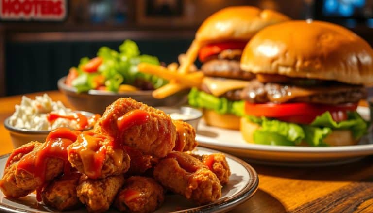 hooters dinner menu