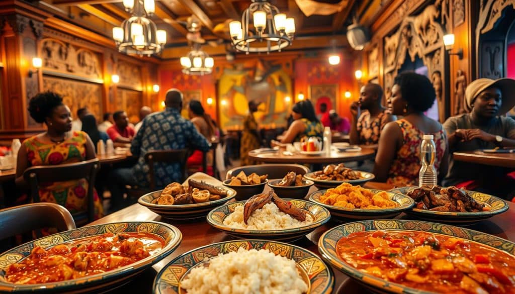 African dining experience