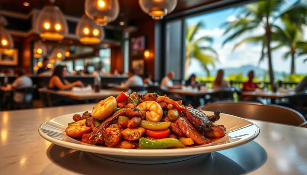 Chinese-American fusion dish in Florida