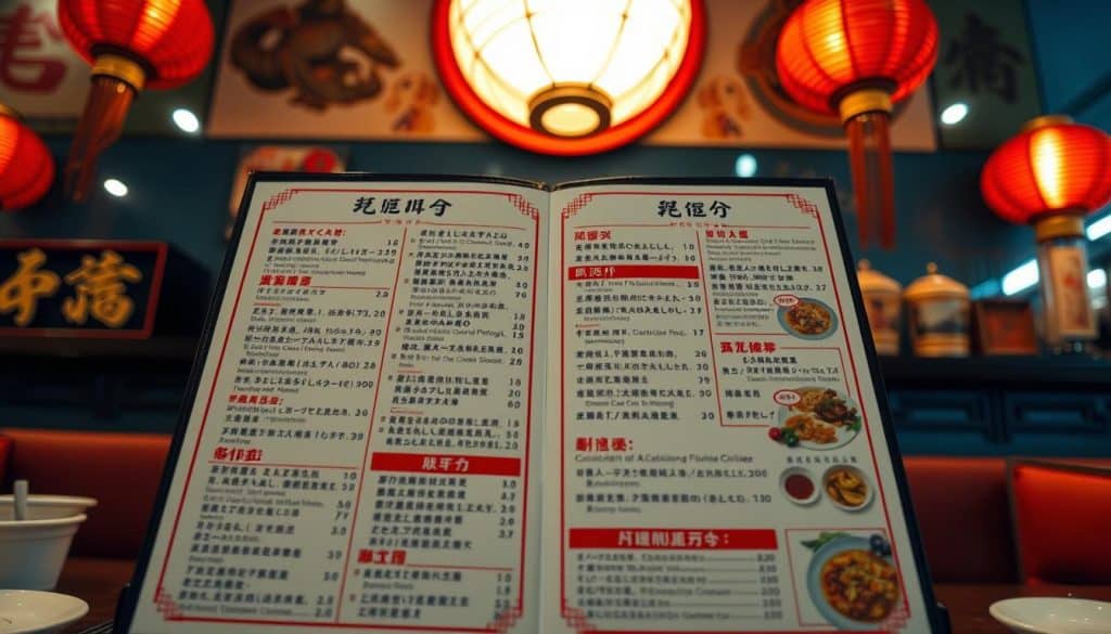 Chinese Menu Terminology