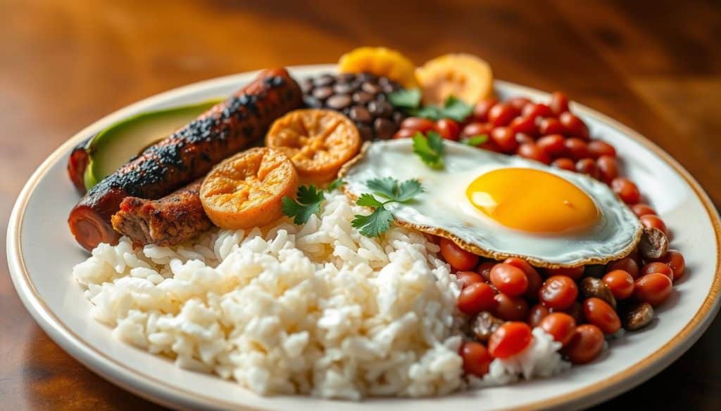 Colombian Bandeja Paisa dish