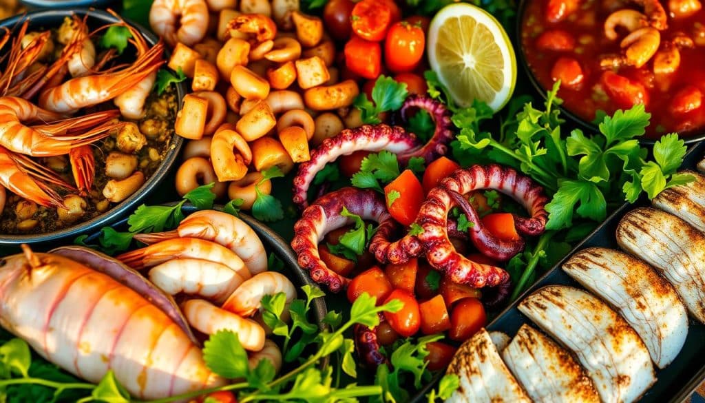 Colombian seafood dishes
