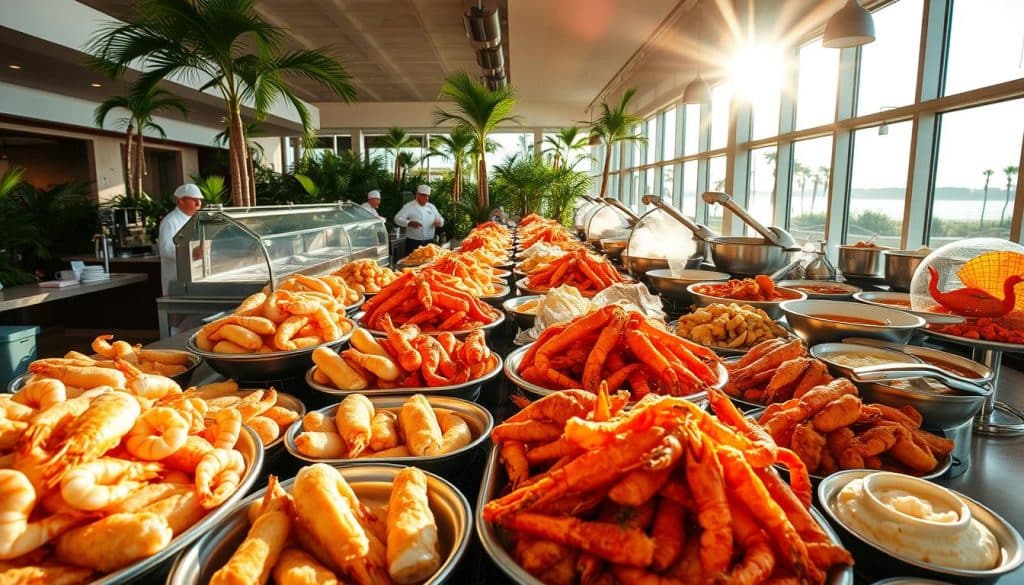 Florida seafood buffet