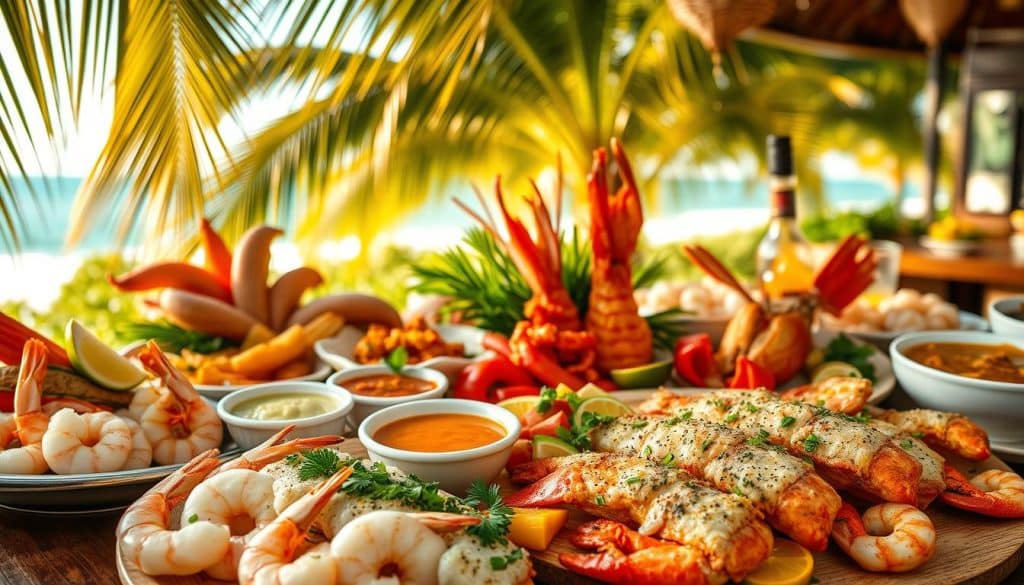 Florida seafood cuisine influenced by international flavors