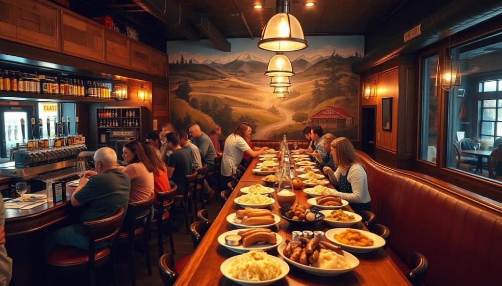 German dining experience Texas