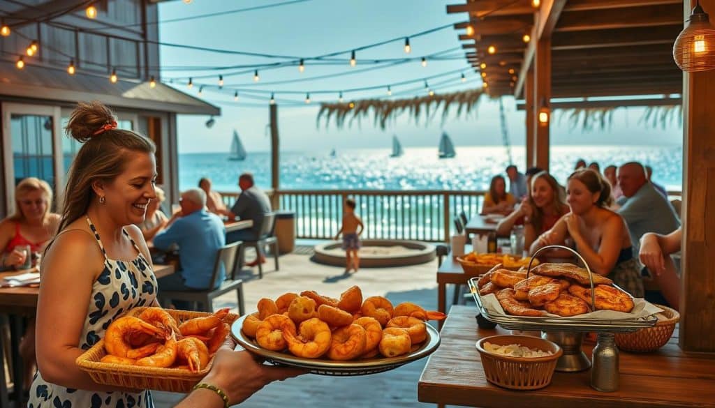 Gulf Coast seafood restaurants for families