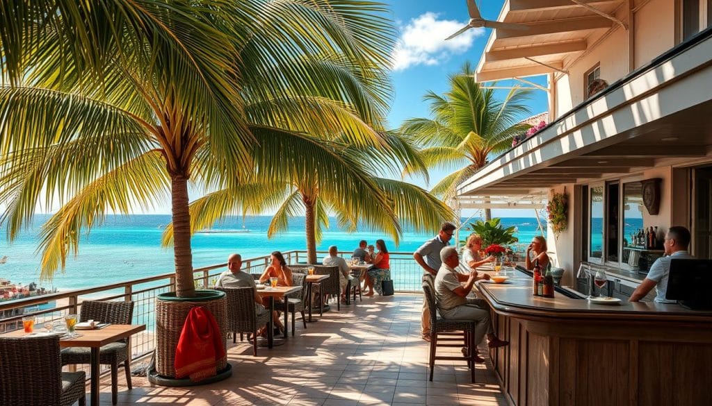 Key West rooftop dining