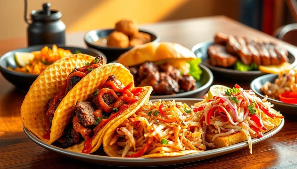 Korean-Texan Fusion Dishes