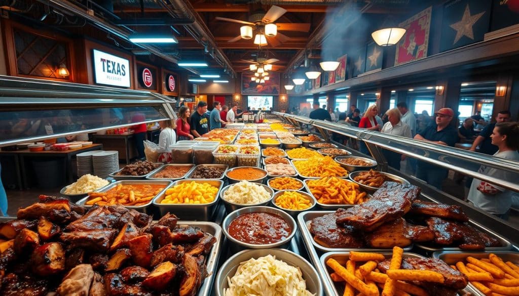 Texas buffet dining experience