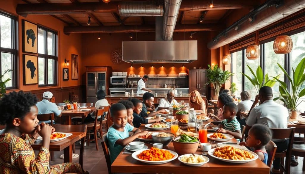 family-friendly african restaurant