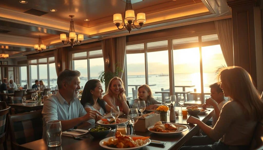 family-friendly seafood restaurant