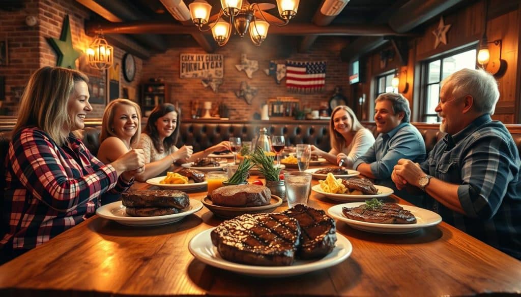 family-friendly steak restaurants in Texas