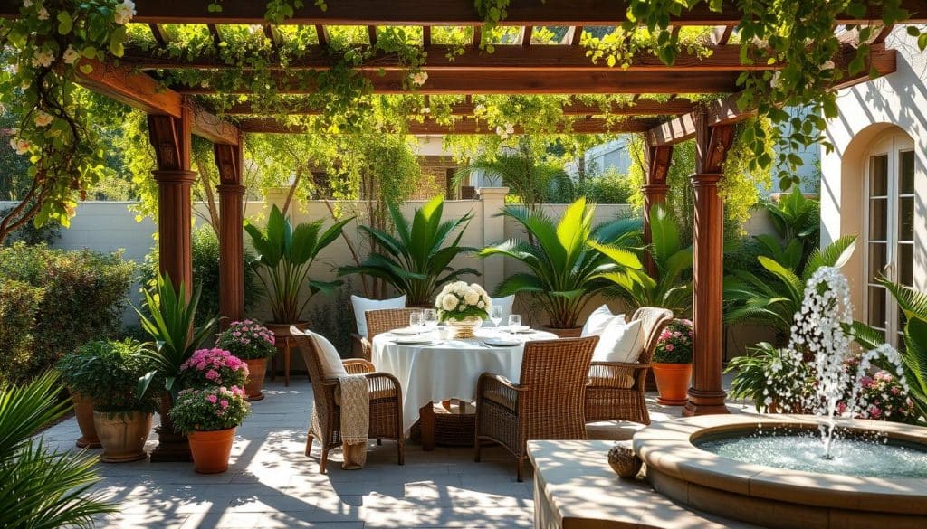 garden dining in Florida