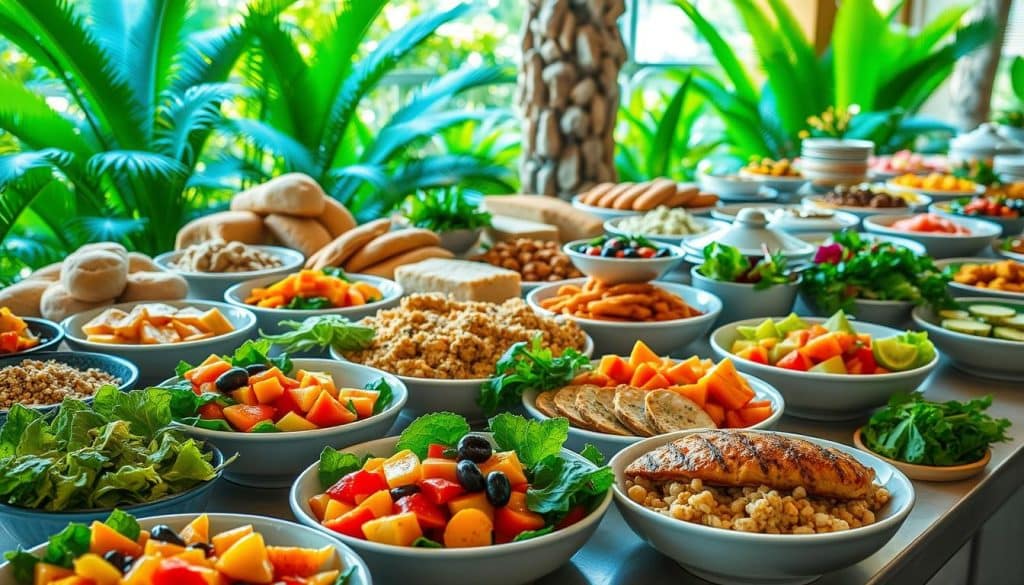 healthy buffet options Florida