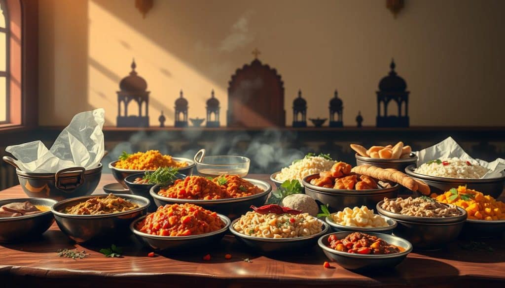 indian restaurant menu options