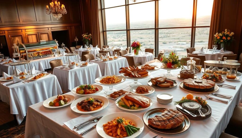 luxury buffet dining in Texas