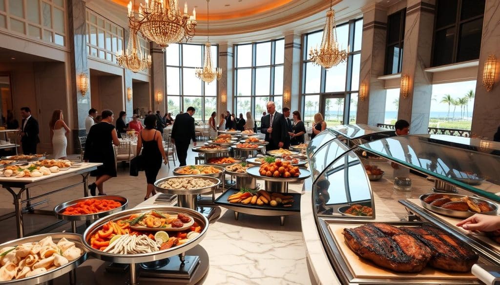 luxury buffet in Florida