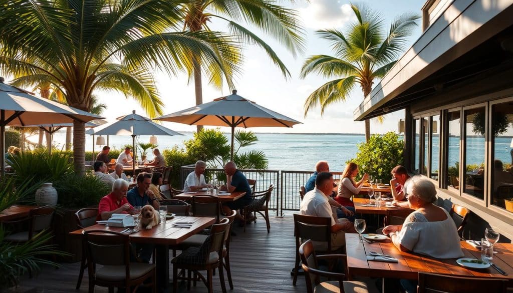 outdoor restaurants with views in Florida