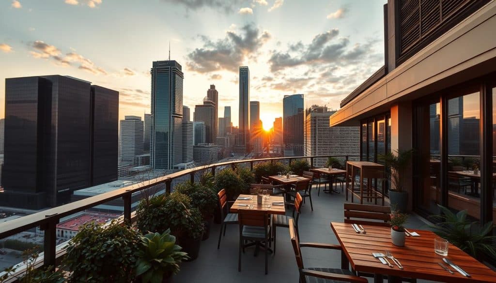 rooftop restaurants with a view