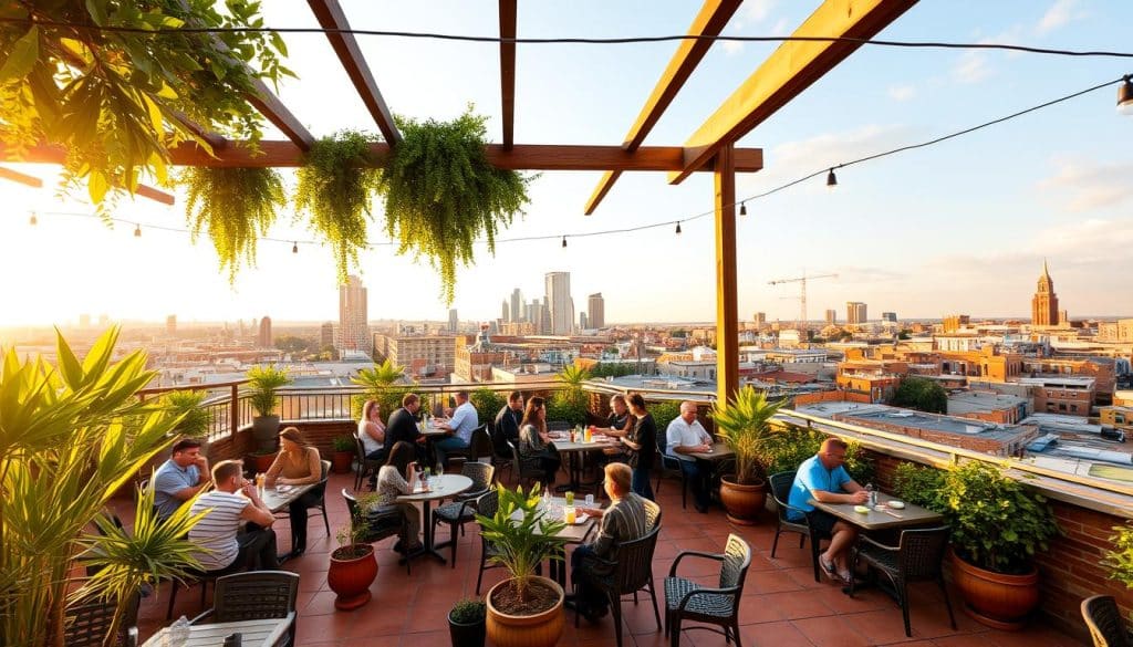 scenic rooftop restaurants Texas
