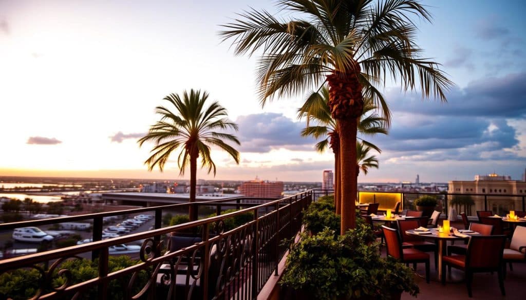 scenic rooftop spot
