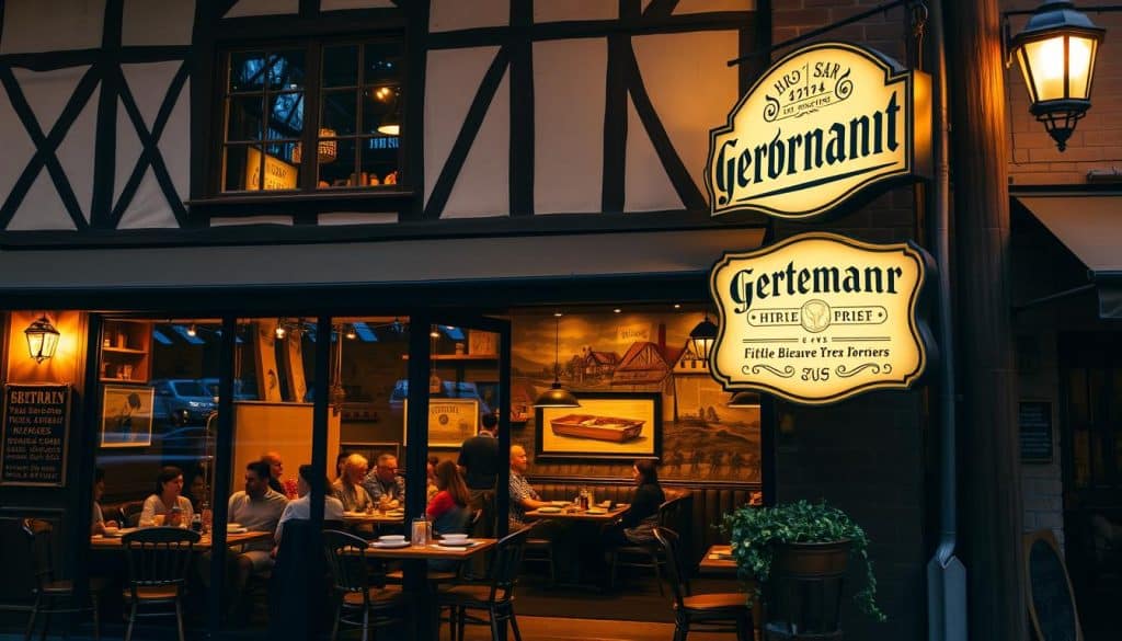 traditional German restaurant Texas