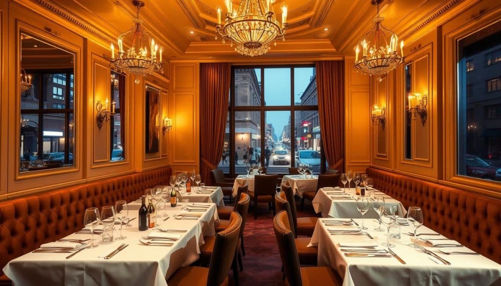 upscale French restaurant Texas