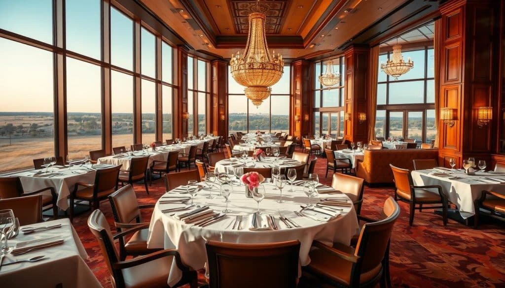 upscale dining experience