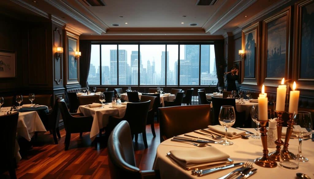 upscale dining experience