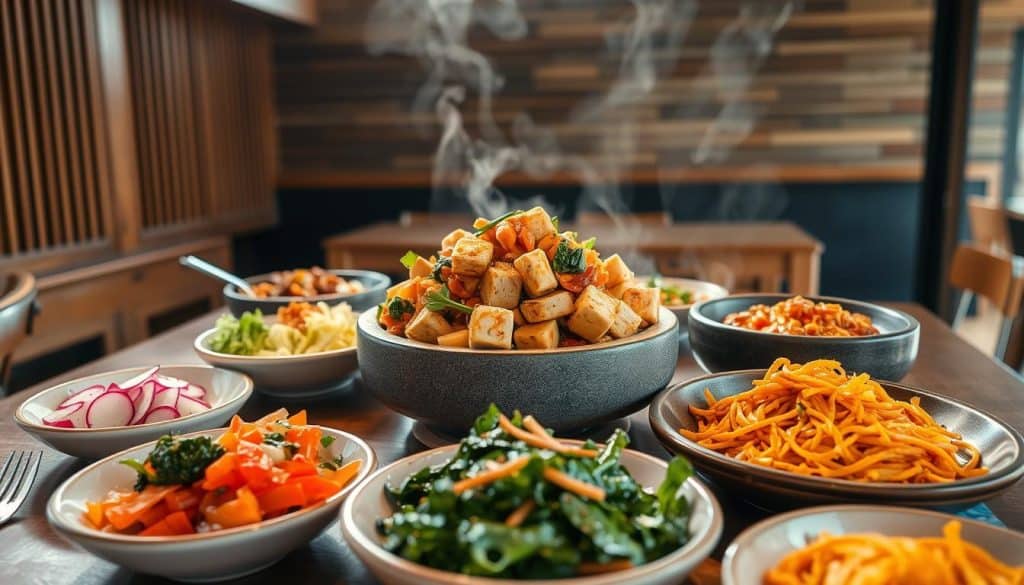 vegetarian korean dishes in texas